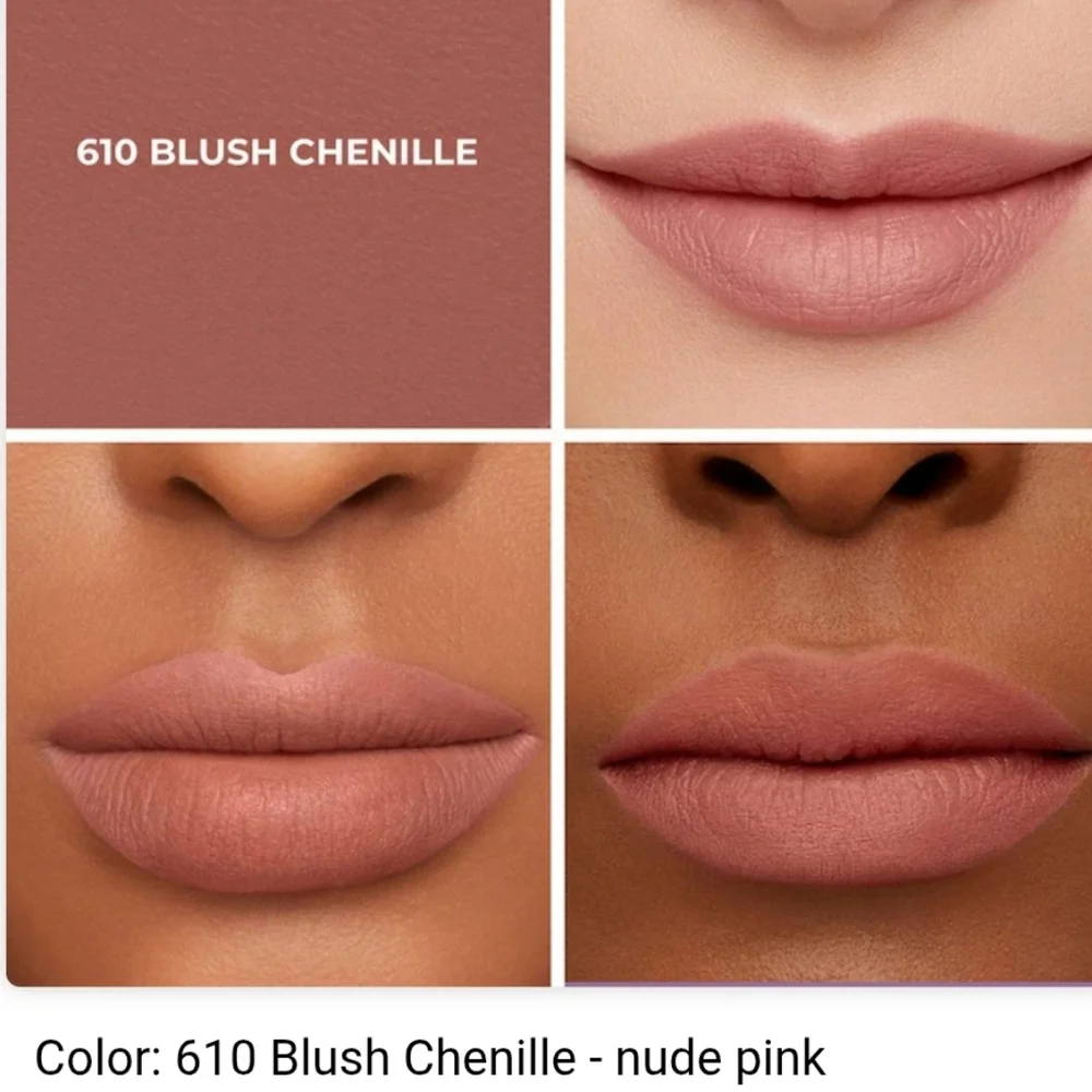 🌺Laura Mercier Blush Chenille​ Caviar Smoothing Matte Lipstick Transfer Proof